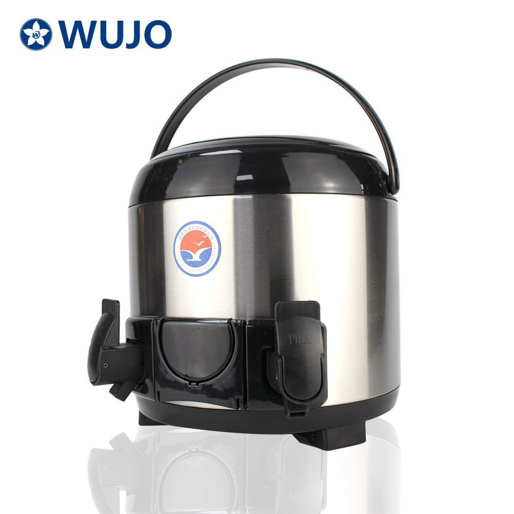 WUJO商用保温茶热水瓶双墙不锈钢隔热桶出售
