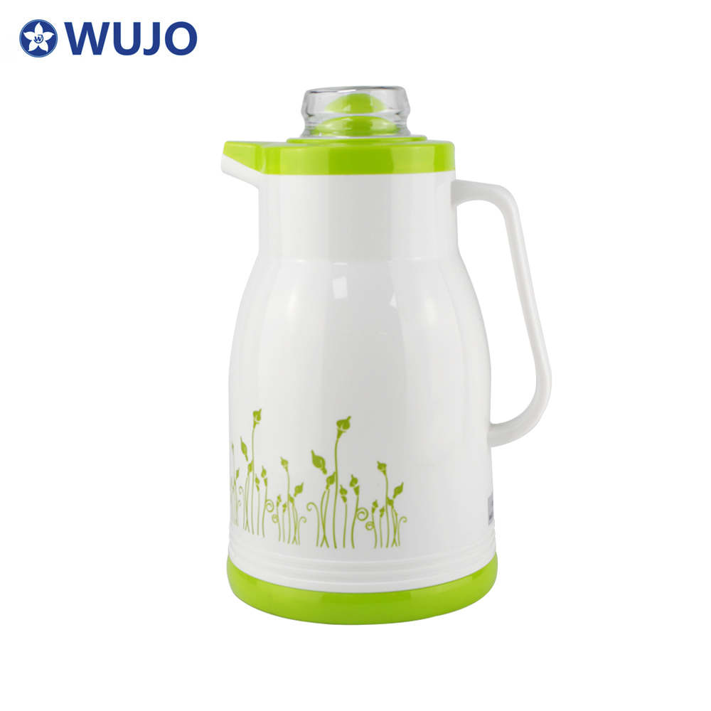 Wujo便宜的价格阿拉伯玻璃refill真空塑料咖啡热水瓶