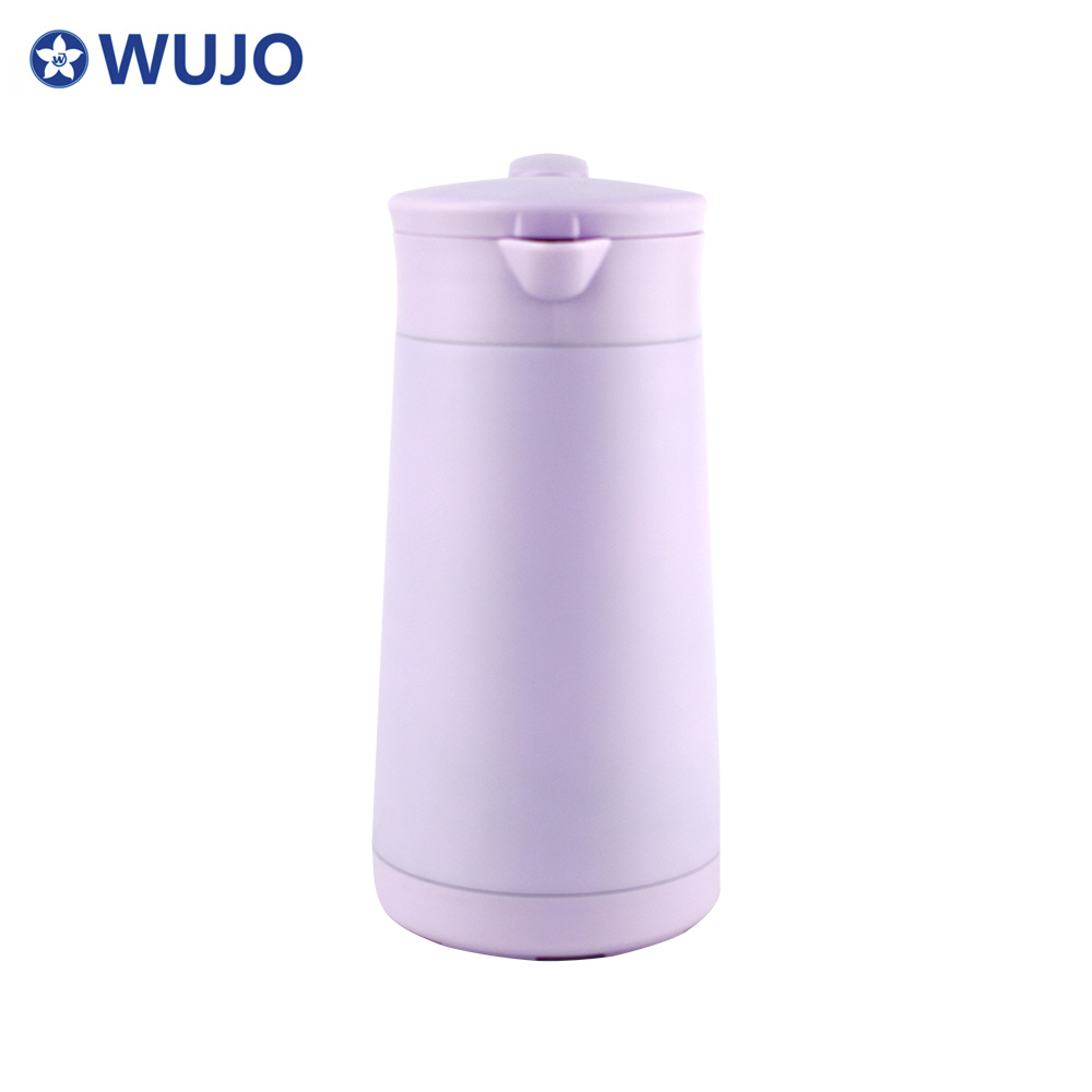 600ml小紫色SS真空绝缘热水瓶双壁咖啡壶