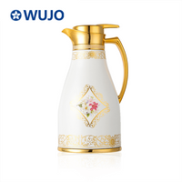 Wujo玻璃衬里热冷茶水热水瓶热真空土耳其阿拉伯咖啡壶