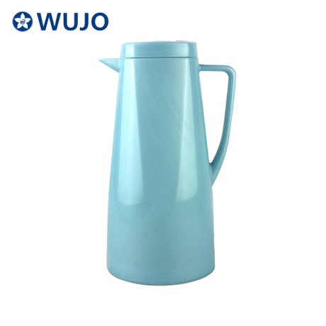 阿里巴巴制造商1.9L玻璃refill塑料热水茶咖啡玻璃真空水罐烧瓶