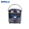 Wujo热冷金属印刷保温热水瓶桶桶热斗水罐带龙头